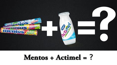 yakult + mentos|mentos + yakult